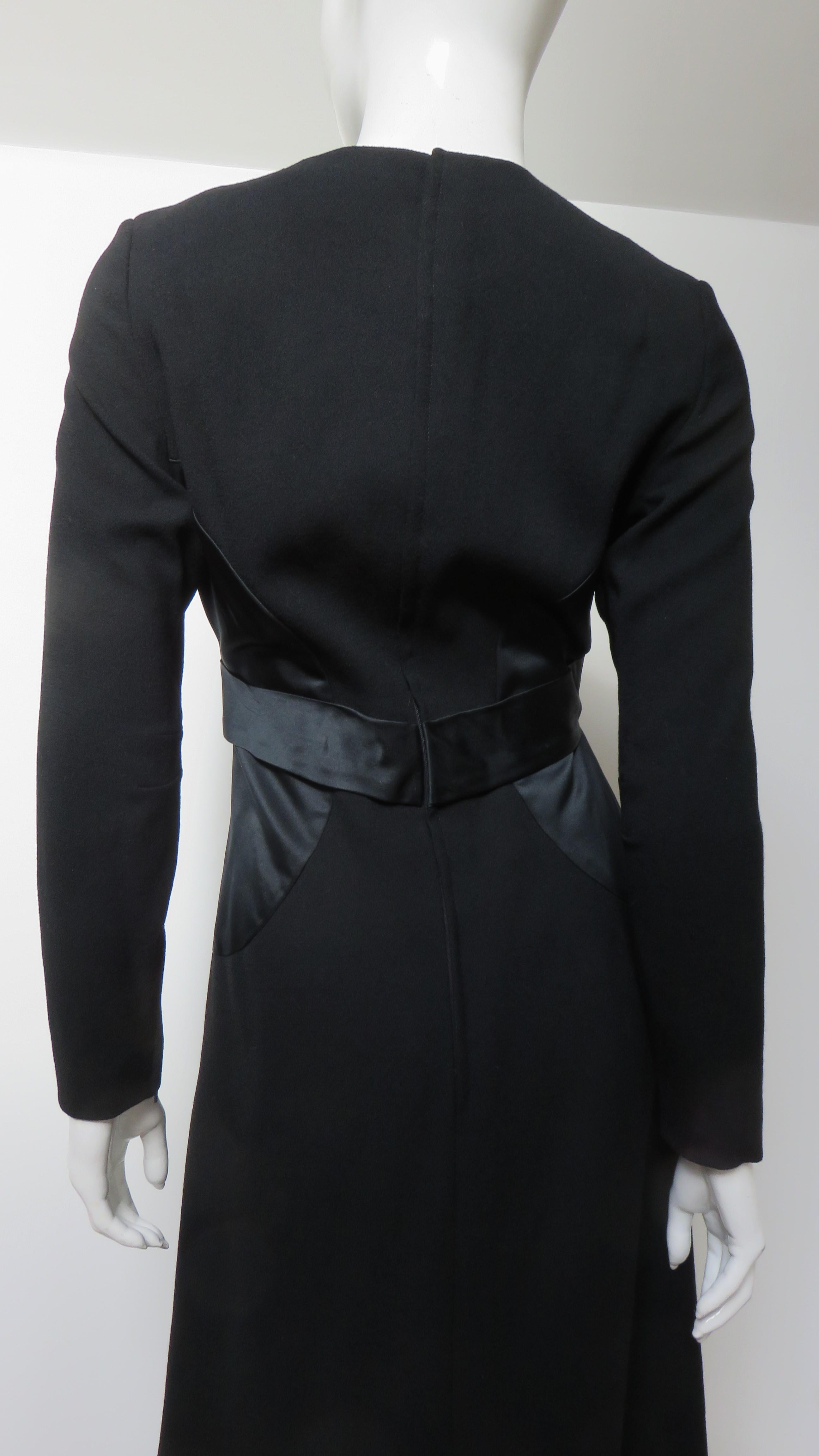 Bill Blass Dress with Circle Insets 1980s For Sale 7