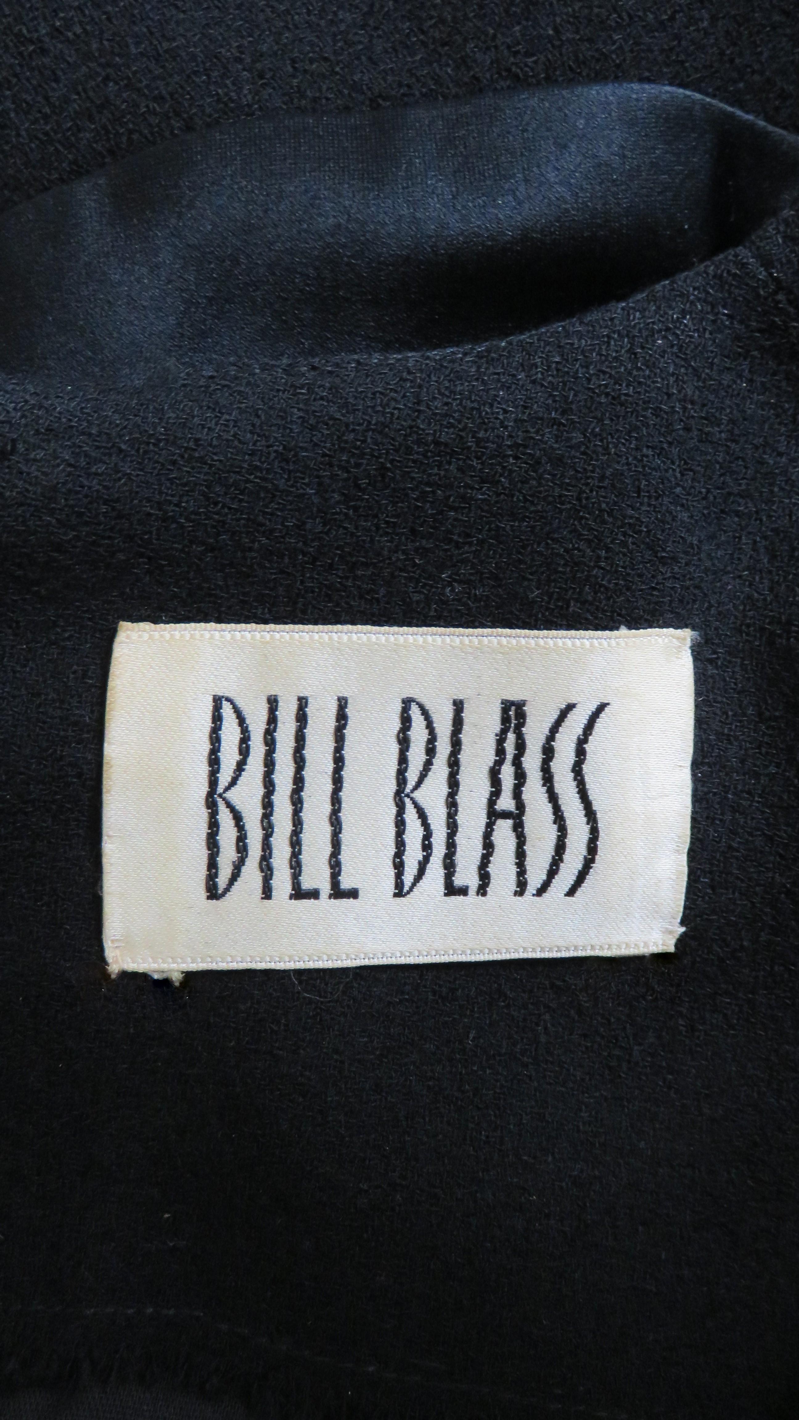 Robe Bill Blass avec empiècements circulaires 1980 en vente 11