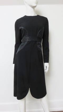 Abito Bill Blass con inserti a cerchio anni '80
