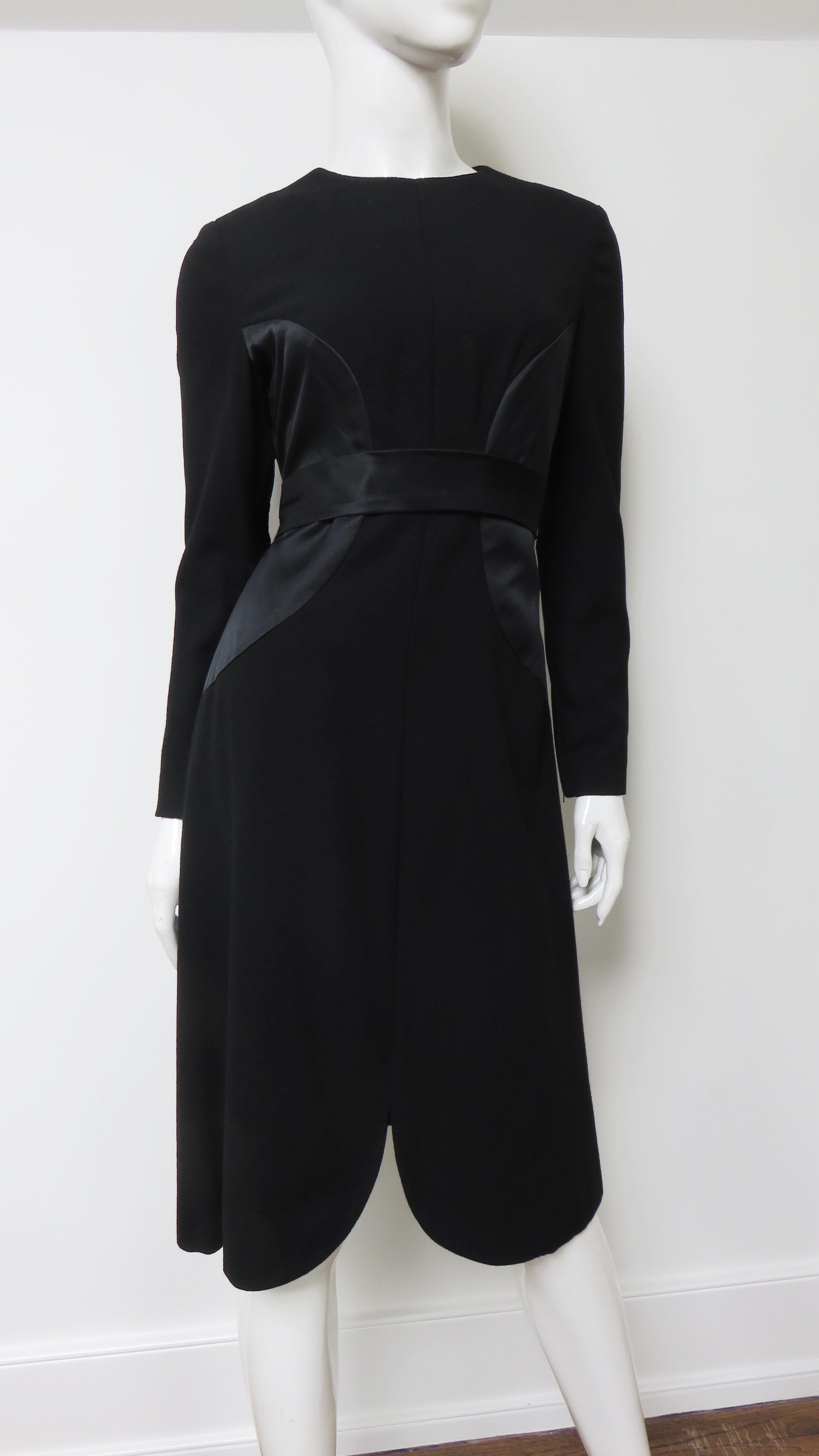 Bill Blass Dress with Circle Insets 1980s For Sale 4