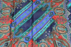 Bill Blass Großer ikonischer Seidenschal „Majestic Palsey“