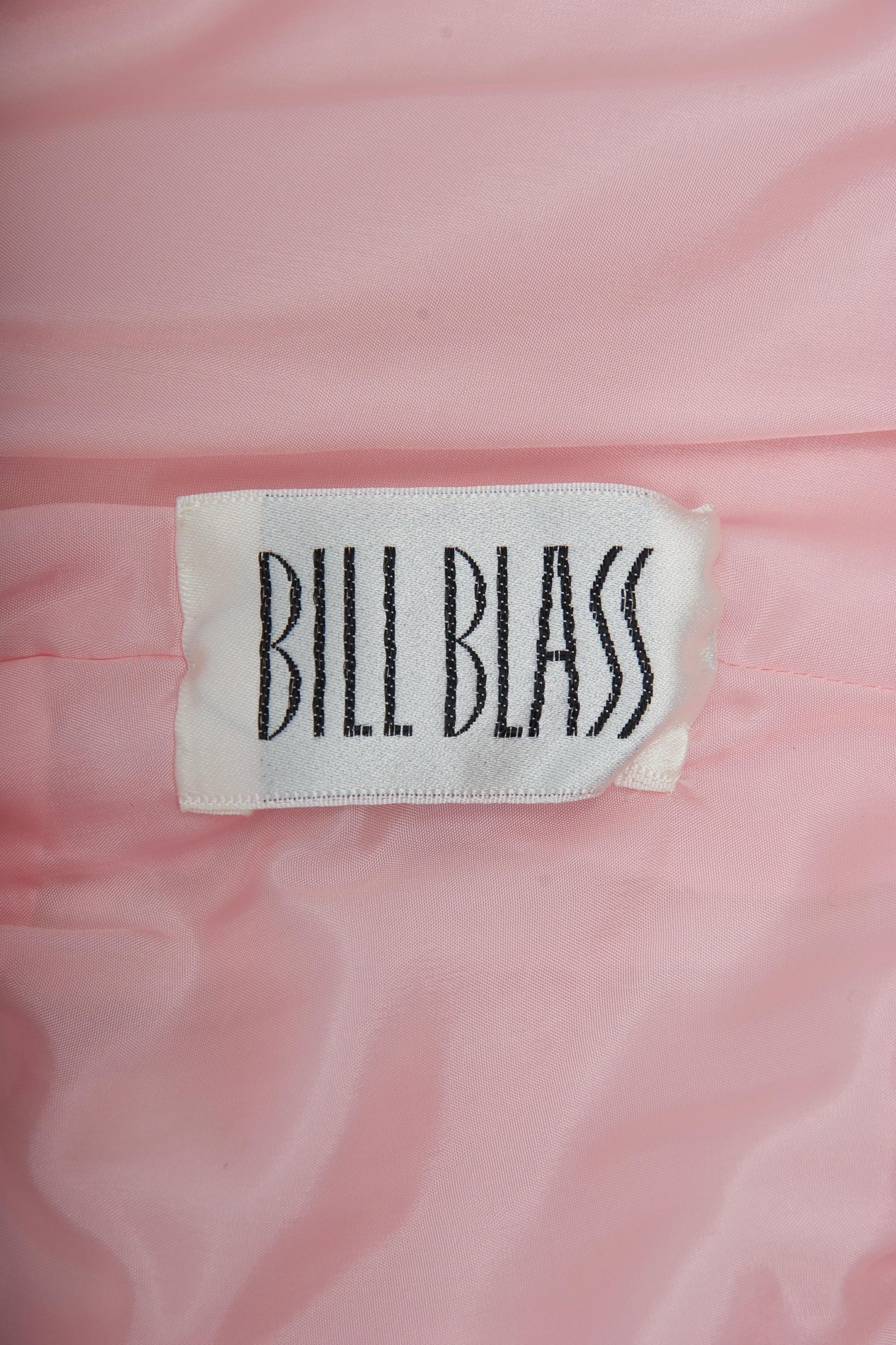 Bill Blass Pink Sequin Shirtdress 4