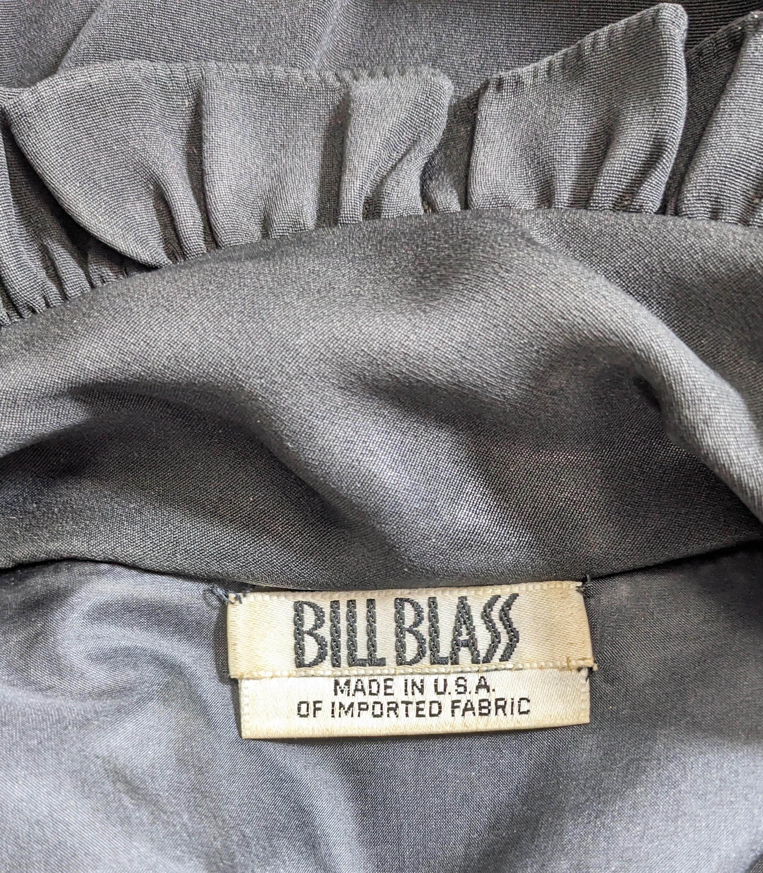Bill Blass Ruffle Trimmed Shirt Dress For Sale 2