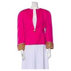 Chaqueta de noche vintage con cuentas Bill Blass, años 80