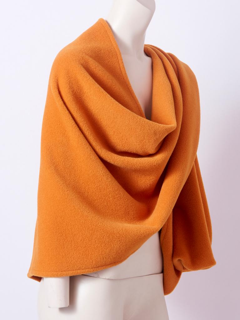 Orange Bill Blass Wool Serape