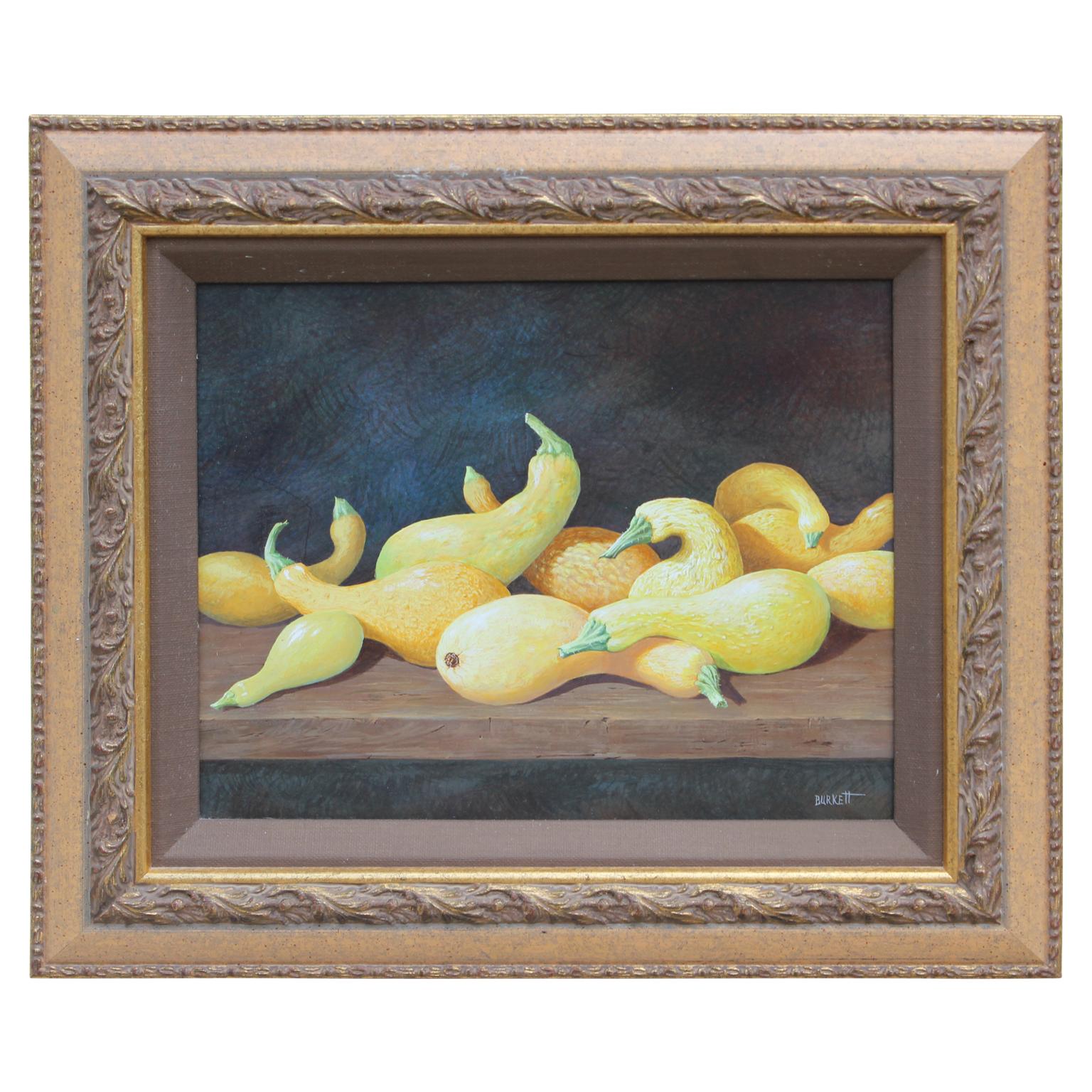 Bill Burkett Still-Life - Wonderful Squash Still Life Painting