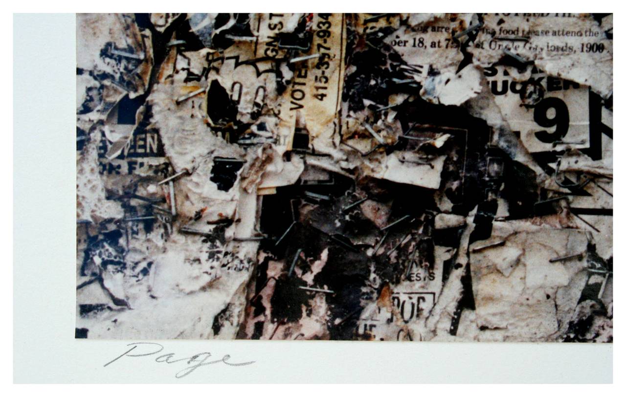 Erratiques Haight Ashbury - Noir Abstract Photograph par Bill Clark