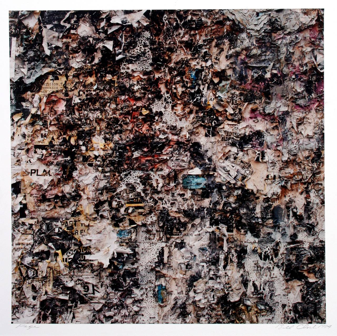 Abstract Photograph Bill Clark - Erratiques Haight Ashbury