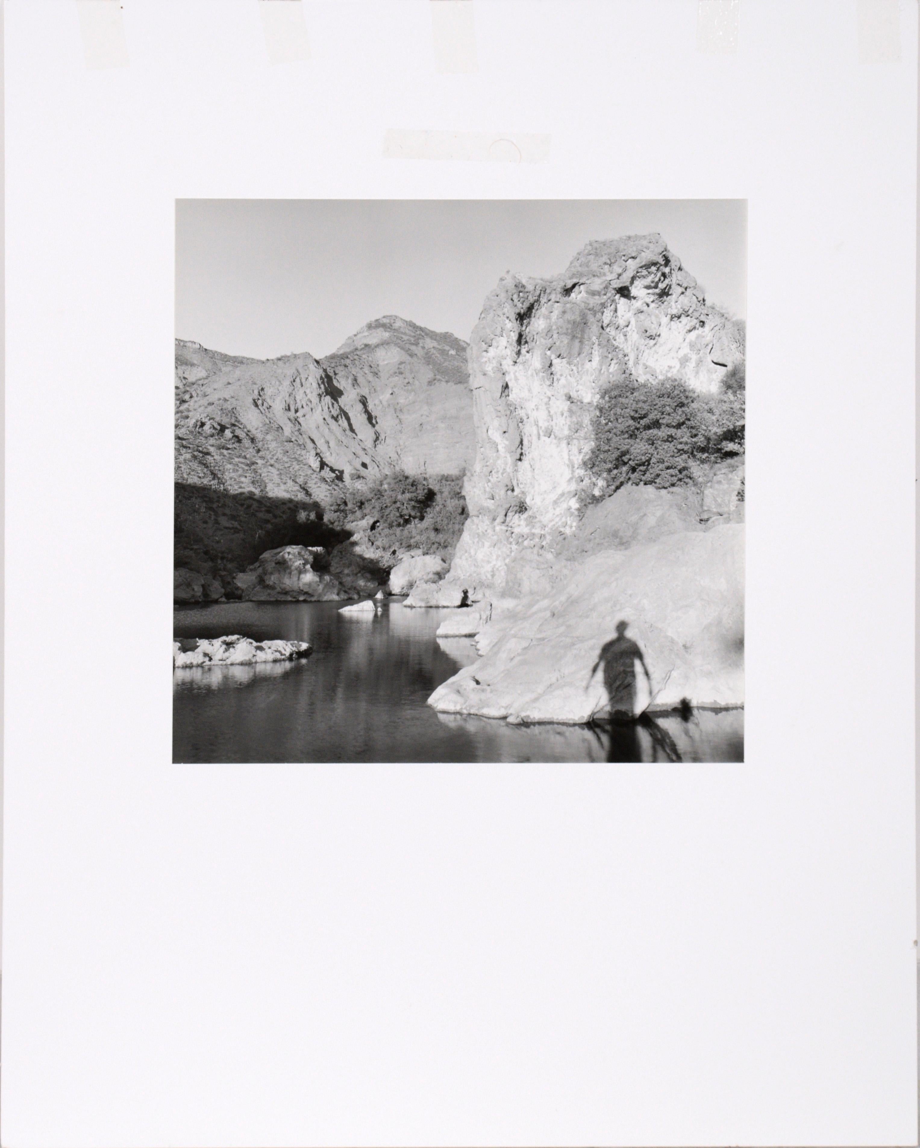Mountain Lake - Black and White Figurative - Landscape Photography For Sale 7