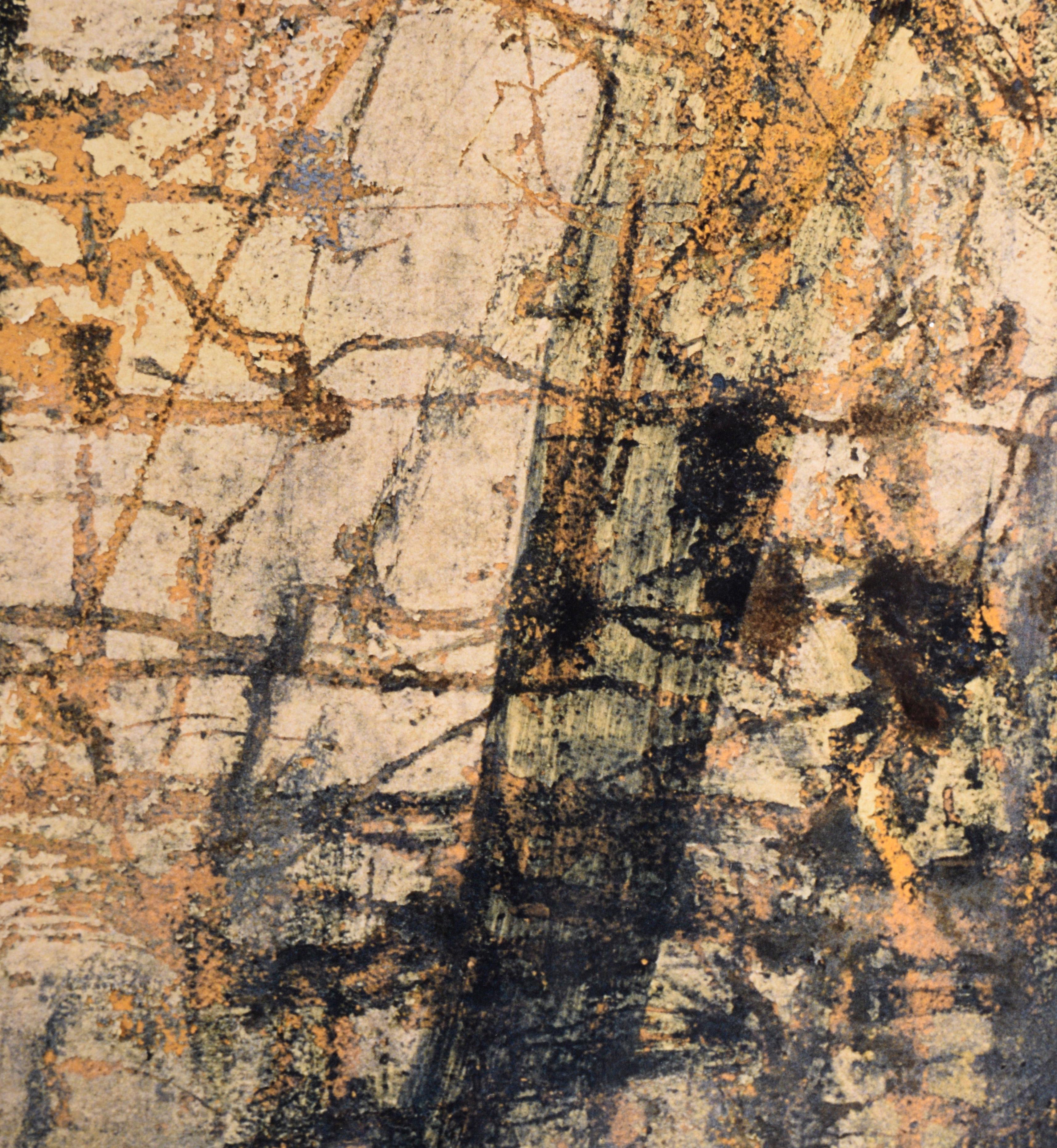 Scratched Paint - Large Scale Textural Photograph For Sale 4