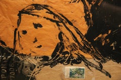 Médias mixtes abstraits modernes Madonna and Child