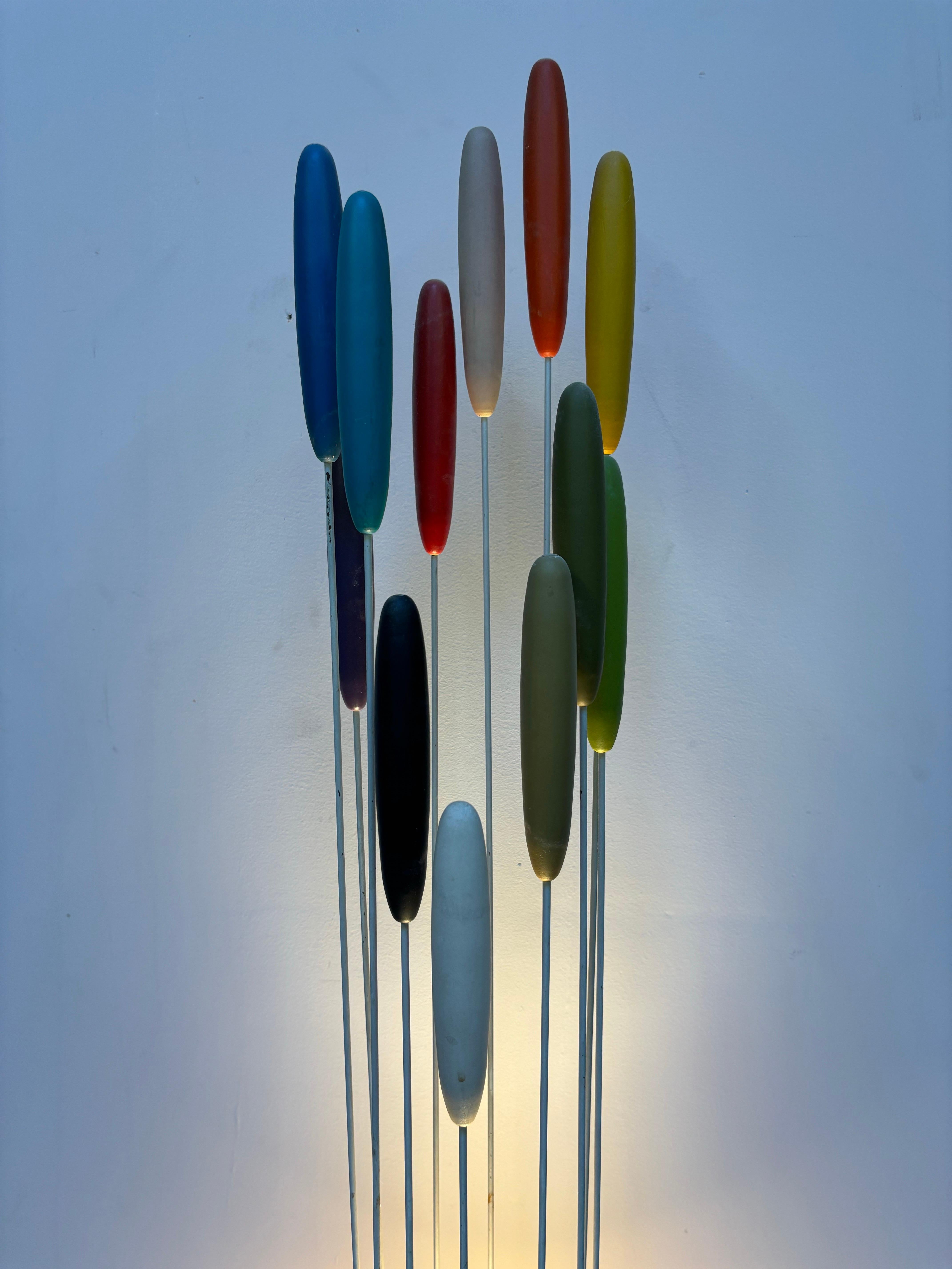 American Bill Curry Cattail Lamp for Design Line For Sale