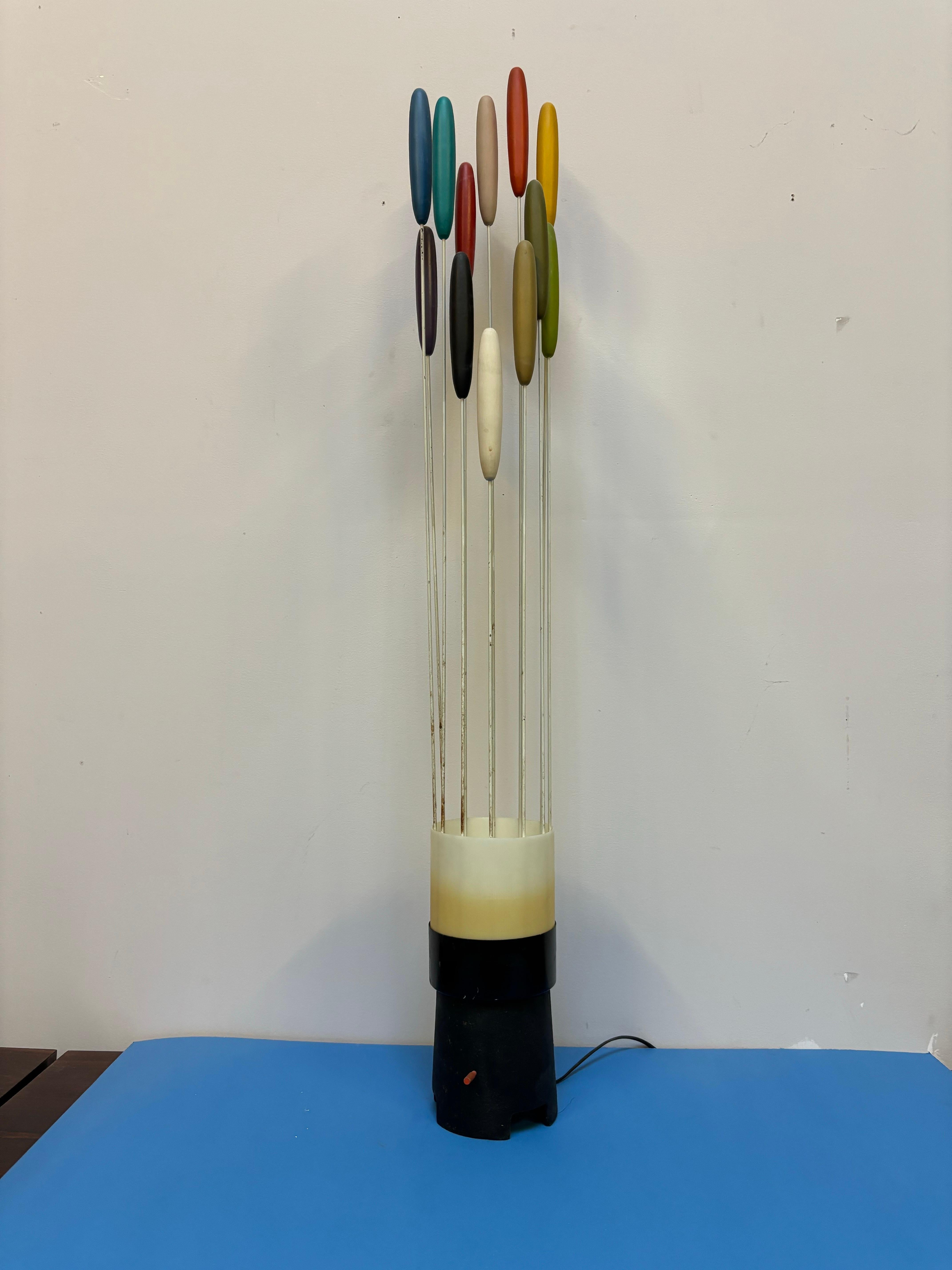Bill Curry Cattail Lamp for Design Line In Good Condition For Sale In Philadelphia, PA