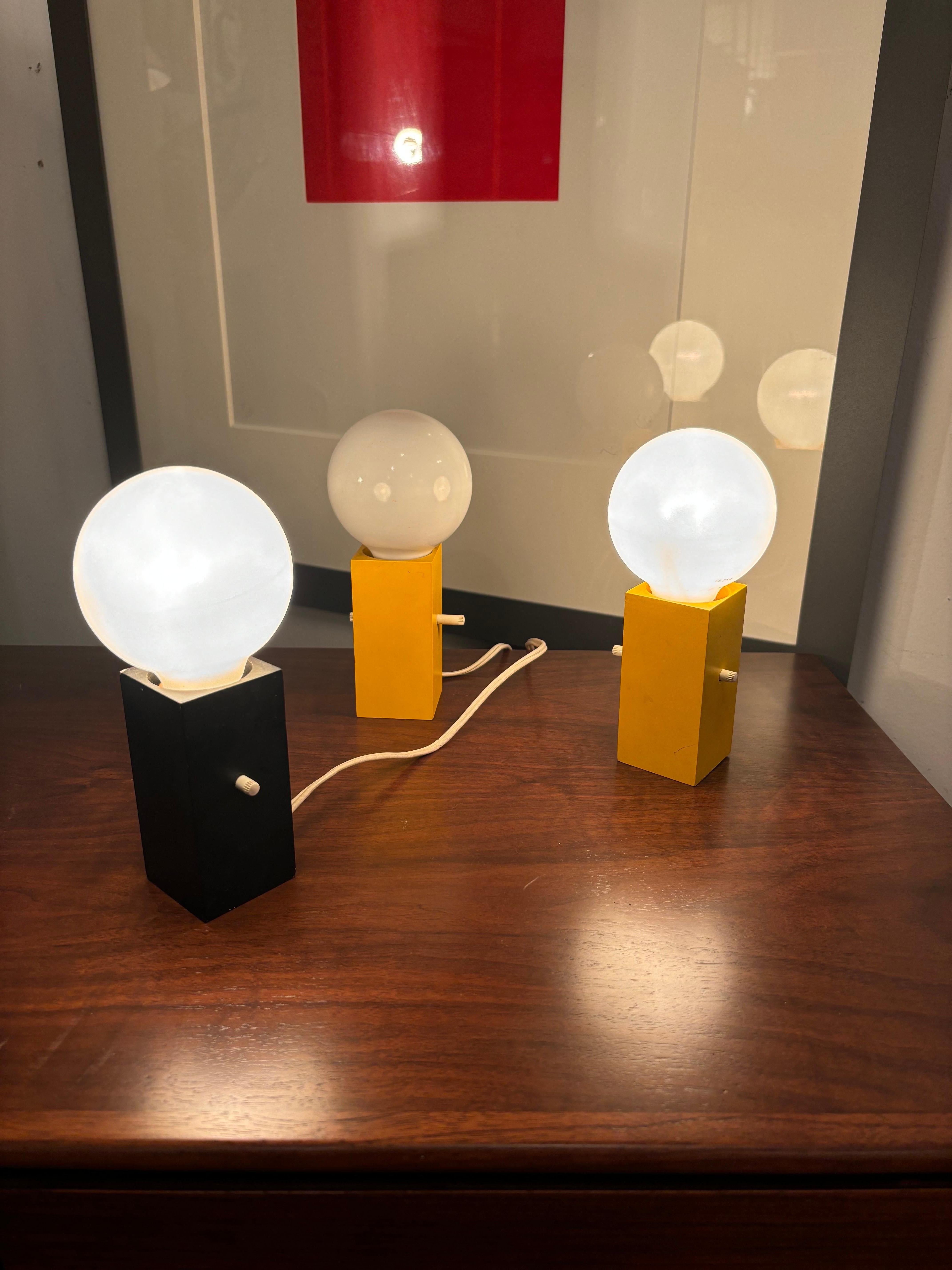 Mid-20th Century Bill Curry Lo Lite Set of 3 for Design Line For Sale