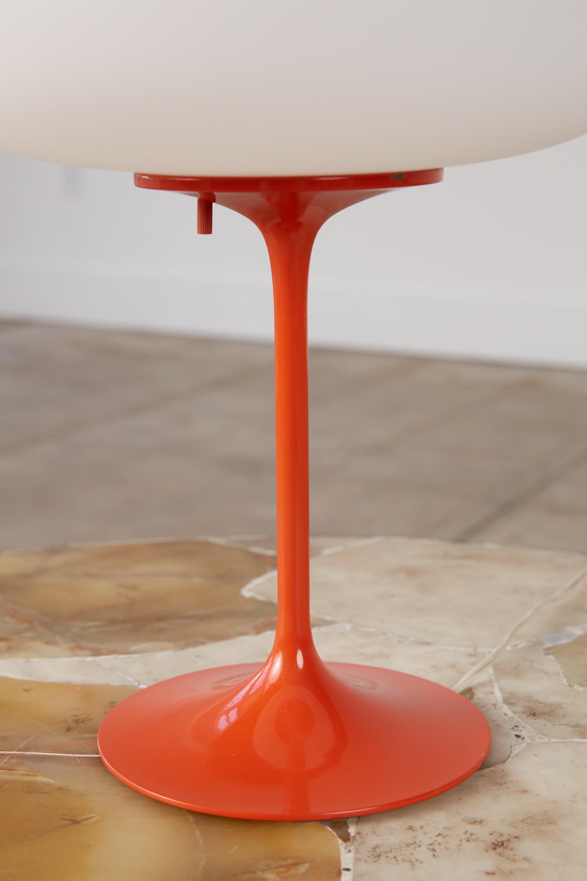 Enameled Bill Curry “Mushroom” Table Lamp