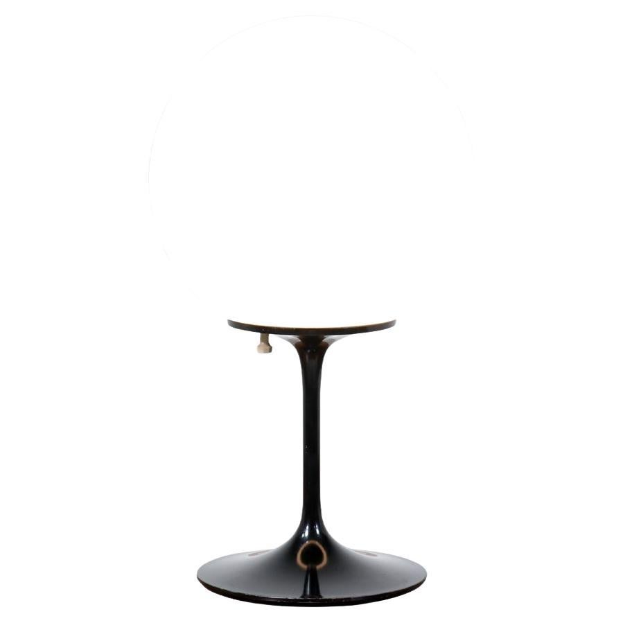 Lampe de Table Tulipe Noire "Stemlite" de Bill Curry pour Design Line en vente