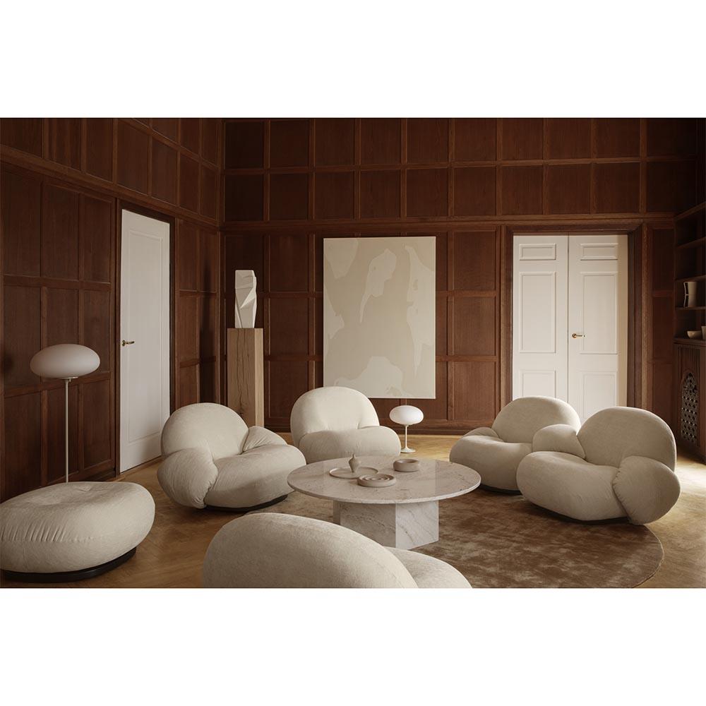 Satinato Lampada da terra Bill Curry Stemlite Nero Rosso per Gubi in vendita