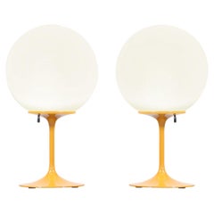 Bill Curry "Stemlite" Mustard Table Lamps for Design Line