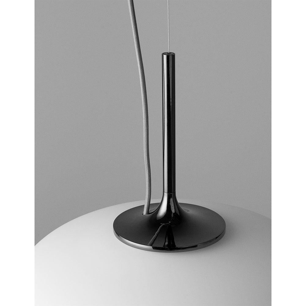 Mid-Century moderno Bill Curry Ciondolo Stemlite Cromo Nero per Gubi in vendita