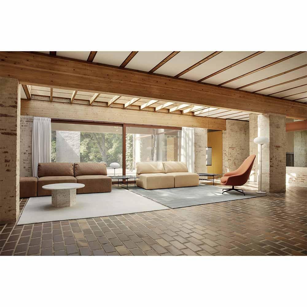 Mid-Century Modern Lampe à poser en stemlite Bill Curry Noir Rouge pour Gubi en vente