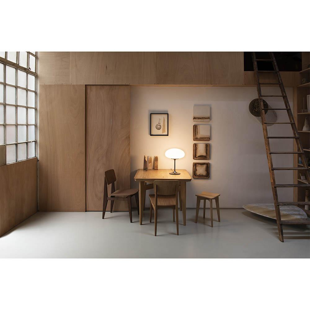 Lampe à poser en stemlite Bill Curry Noir Rouge pour Gubi Neuf - En vente à New York, NY