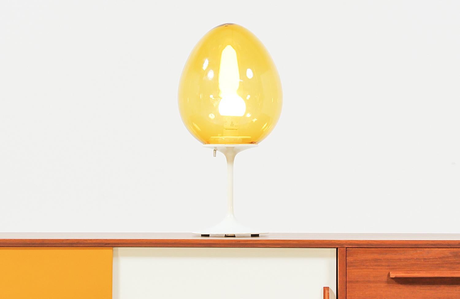 Mid-Century Modern Bill Curry 'Stemlite' Table Lamp for Design Line