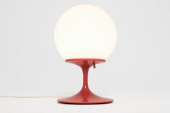 Bill Curry ‘Stemlite’ Table Lamp in Red for Design Line, USA, 1960’s