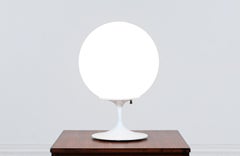 Lámpara de sobremesa Bill Curry "Stemlite" Tulipa blanca para Design Line