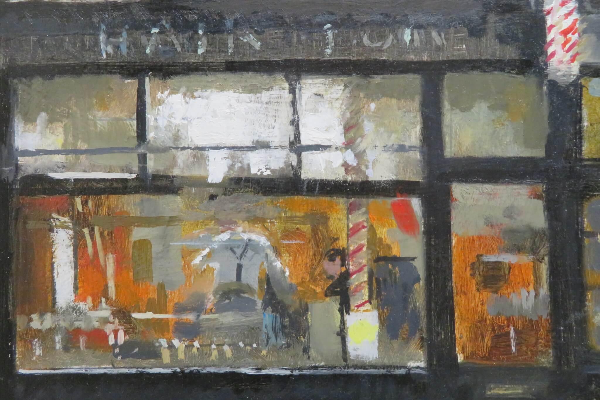 Bill Dean ROI - Impressionist London Street Scene 20thC OIL PAINTING signed For Sale 1