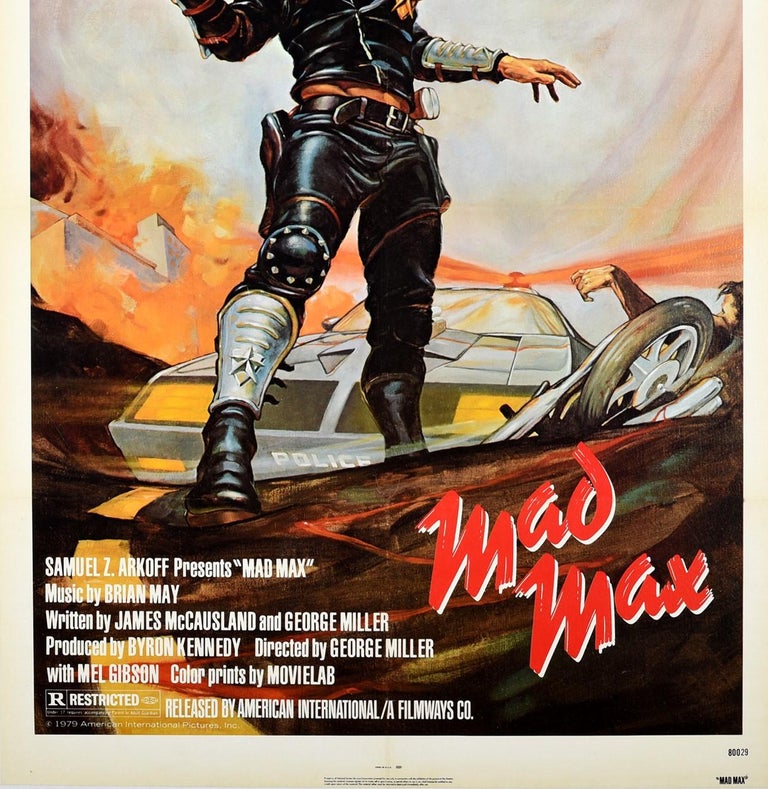 Bill Garland - Poster originale d'epoca per Mad Max, film cult di  fantascienza futuristica di Mel Gibson and Gibson in vendita su 1stDibs |  poster gibson