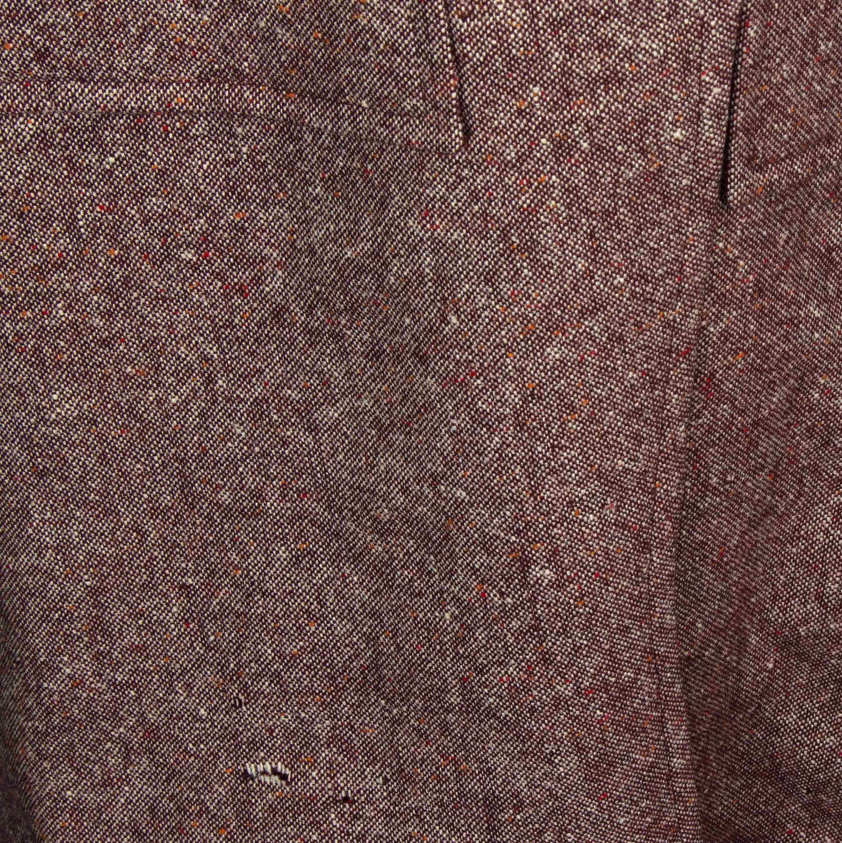 Bill Gibb 1970s Vintage Rare Tweed Maxi Wrap-Around Coat  5