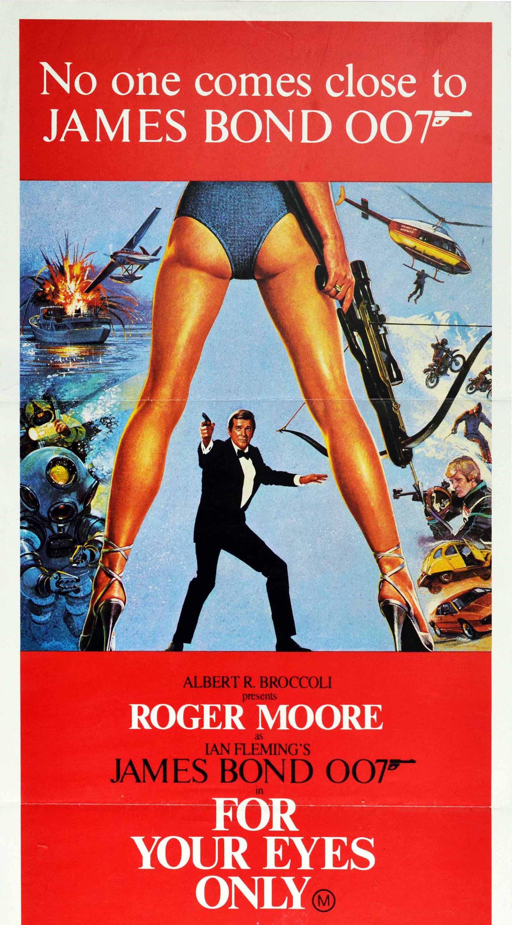 Original Vintage Film Poster James Bond 007 For Your Eyes Only Australia Release - Print by Bill Gold