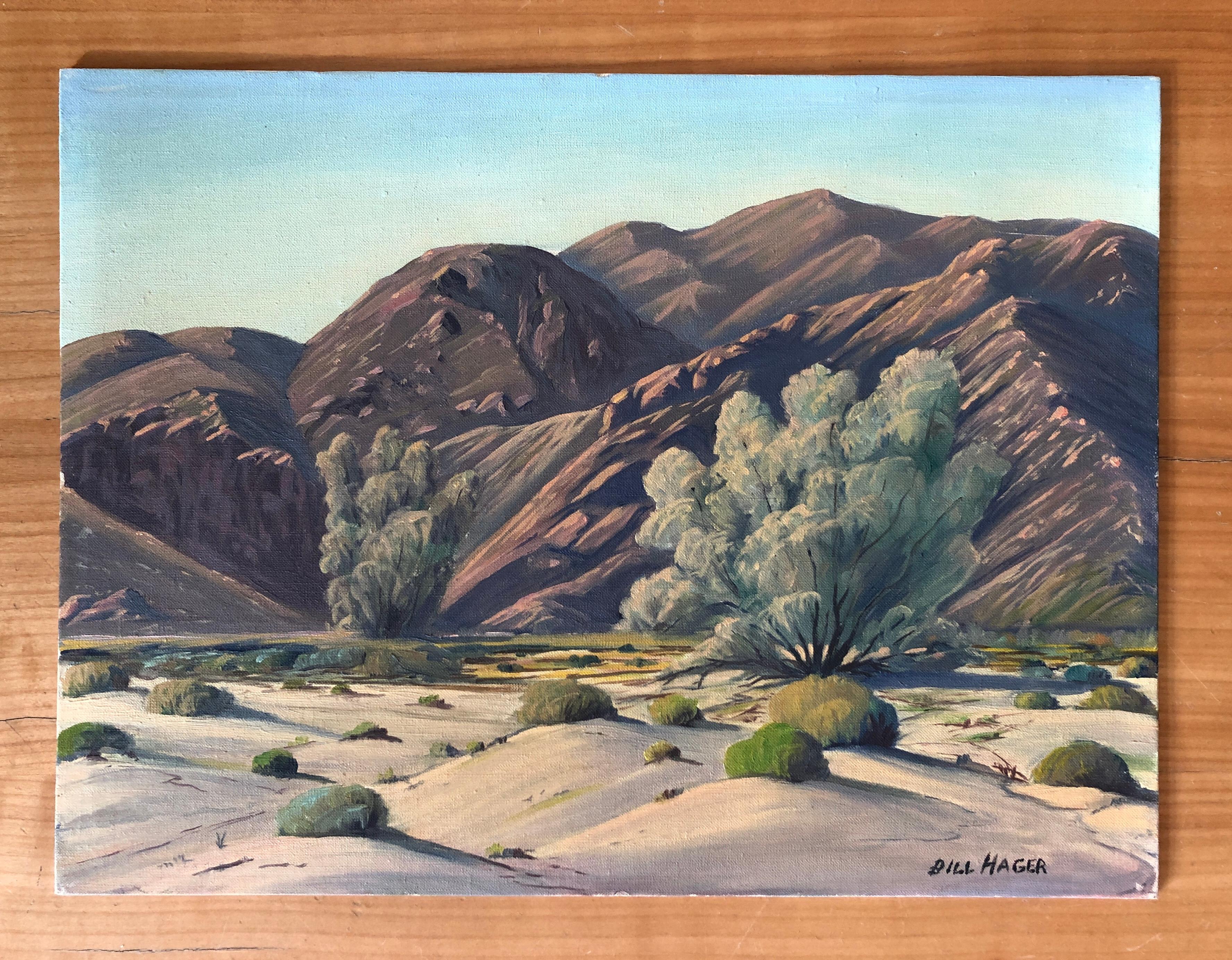 Landscape near Palmsprings - Painting by Bill Hager