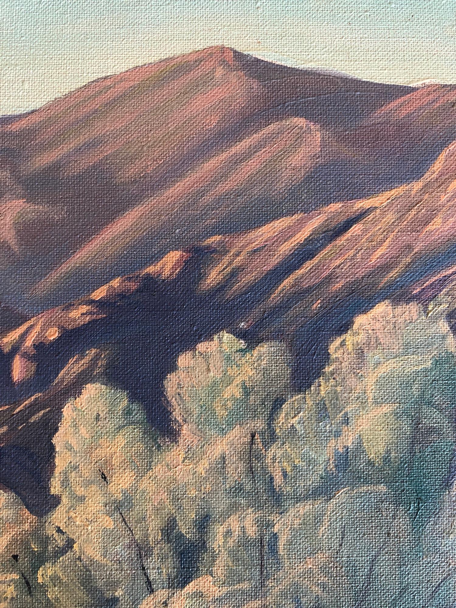 Landscape near Palmsprings - Naturalistic Painting by Bill Hager