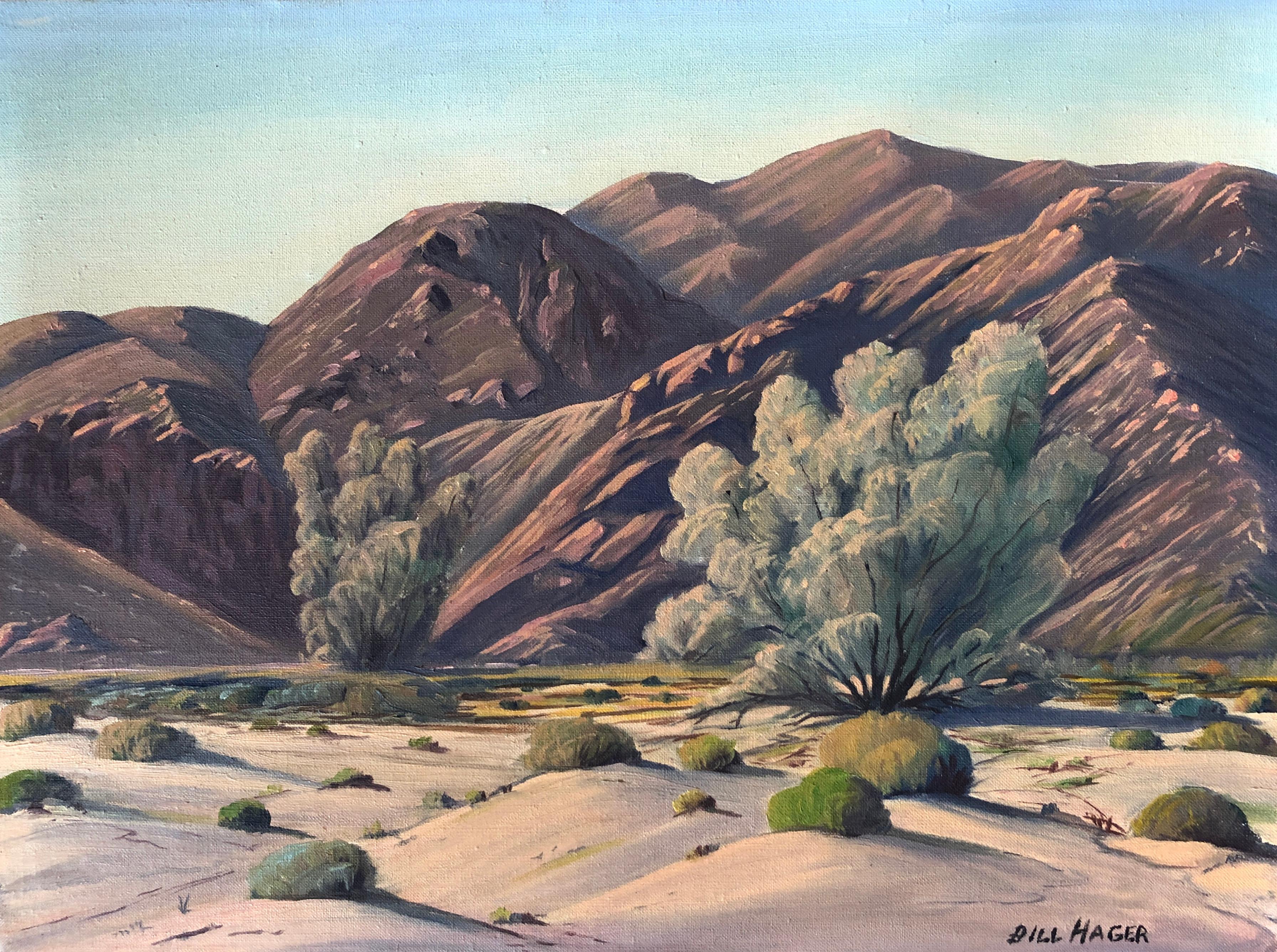 Landscape Painting de Bill Hager - Paisaje cerca de Palmsprings