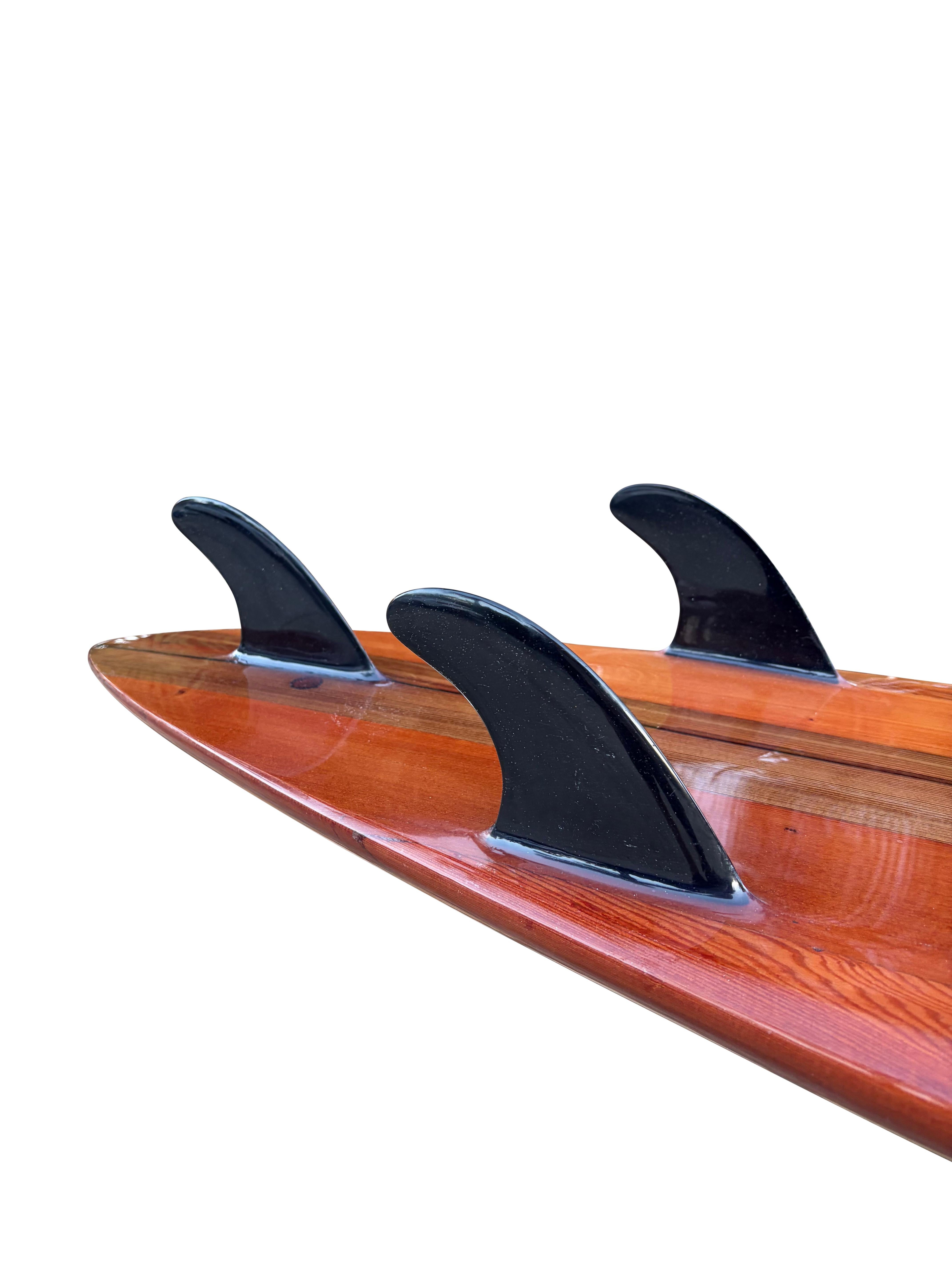 Planche de surf Big Wave Redwood façonnée par Bill Hamilton (2016) en vente 4