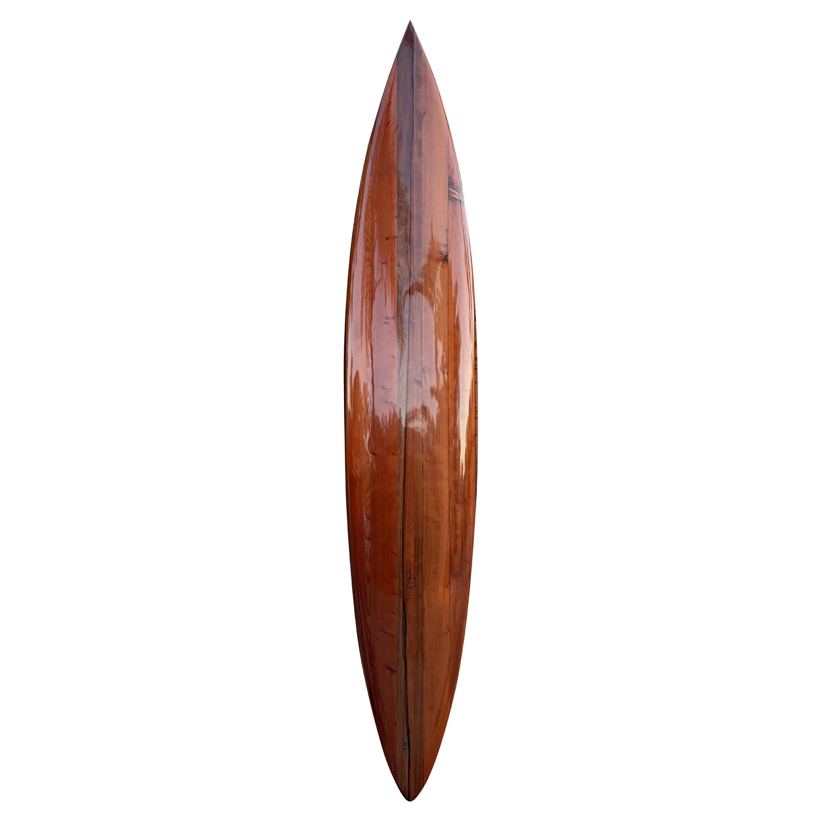 Billing Hamilton ha modellato la tavola da surf Redwood Big Wave (2016)