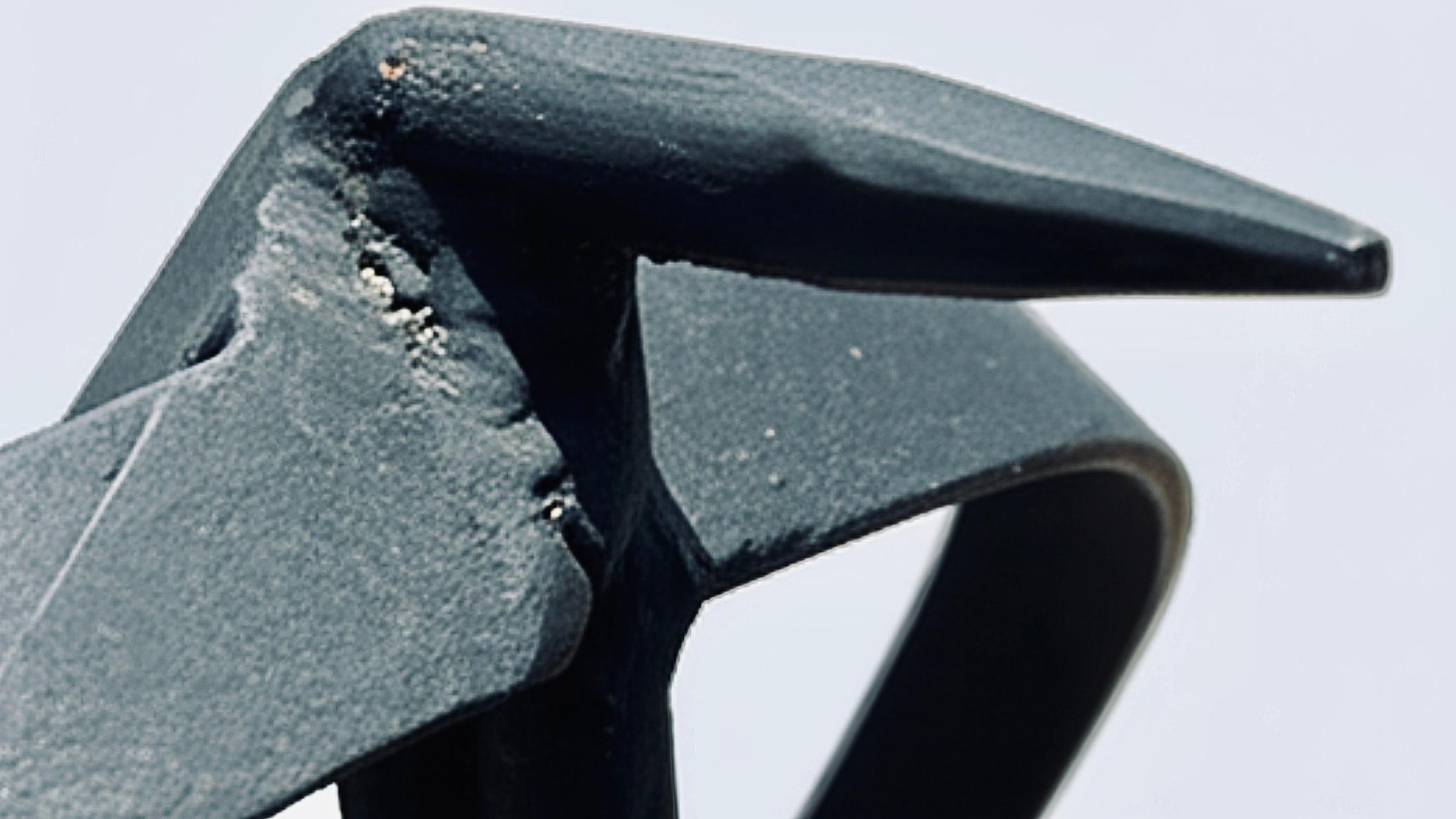 Bill Heise att Jere Modern Heron Crane Bird Scultura da esterno in acciaio lavorata a mano in vendita 2