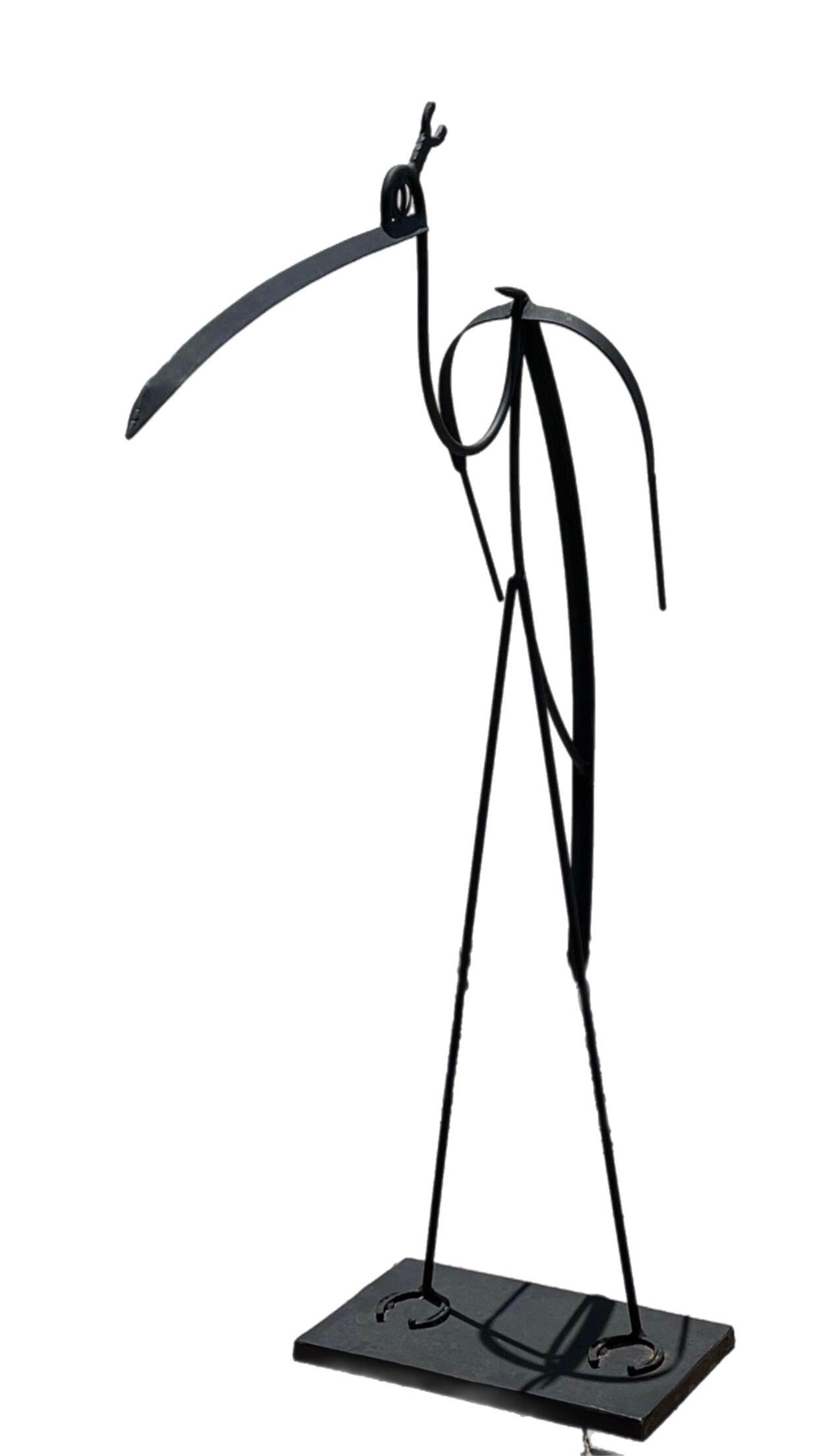 Bill Heise att Jere Modern Heron Crane Bird Scultura da esterno in acciaio lavorata a mano in vendita 4
