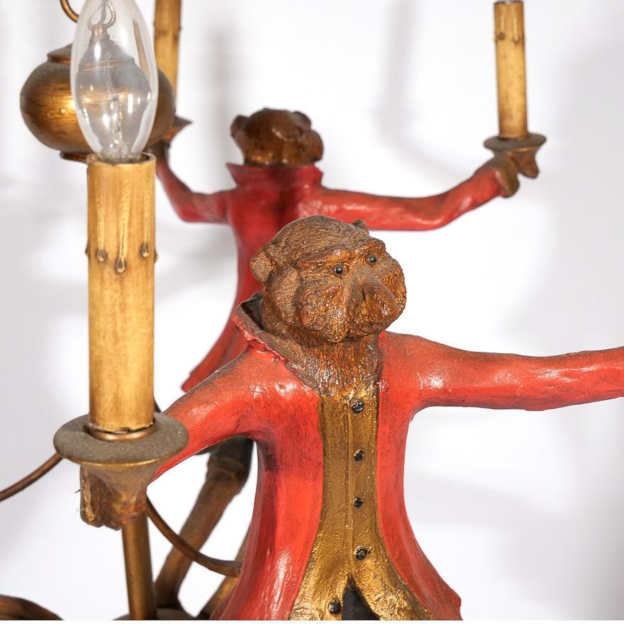 vintage monkey chandelier