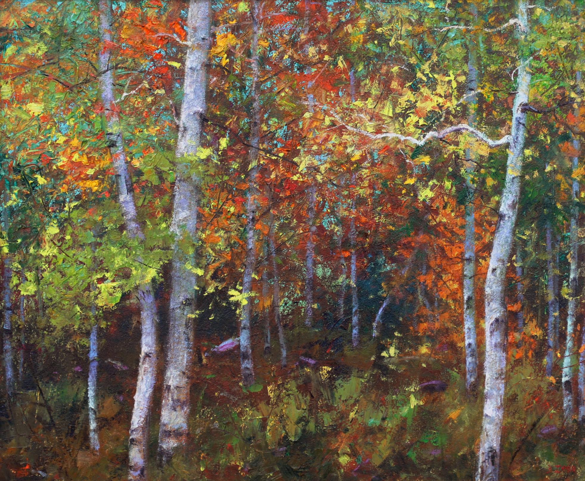 Dance with a Stranger - Impressionist Painting by Bill Inman