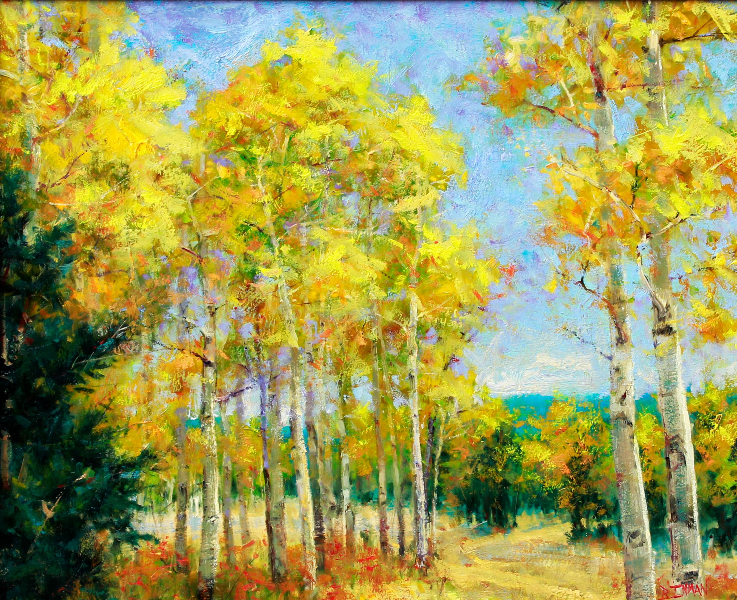Sich anstellen (Impressionismus), Painting, von Bill Inman