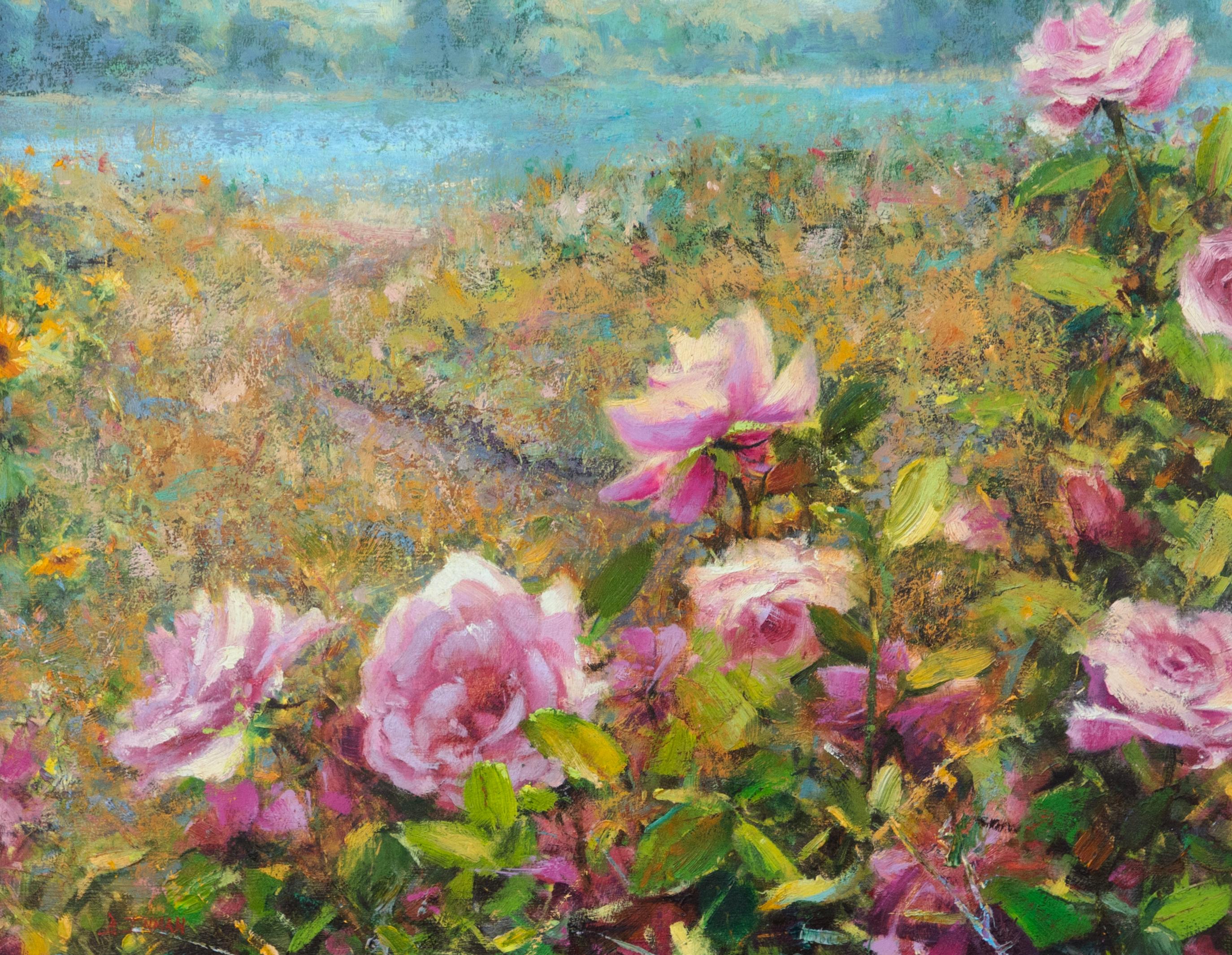 In den Armen des Morgenlichts – Painting von Bill Inman