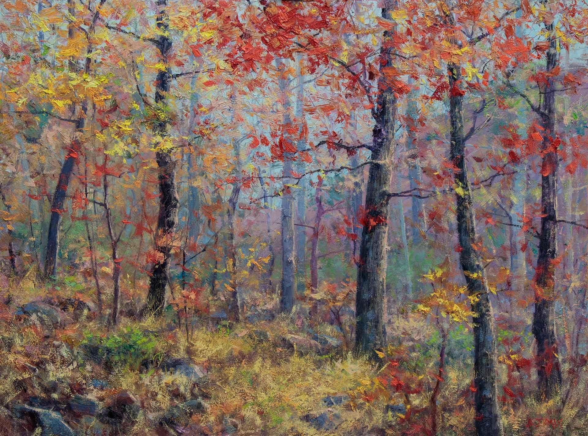 Lumière du matin - Impressionnisme Painting par Bill Inman