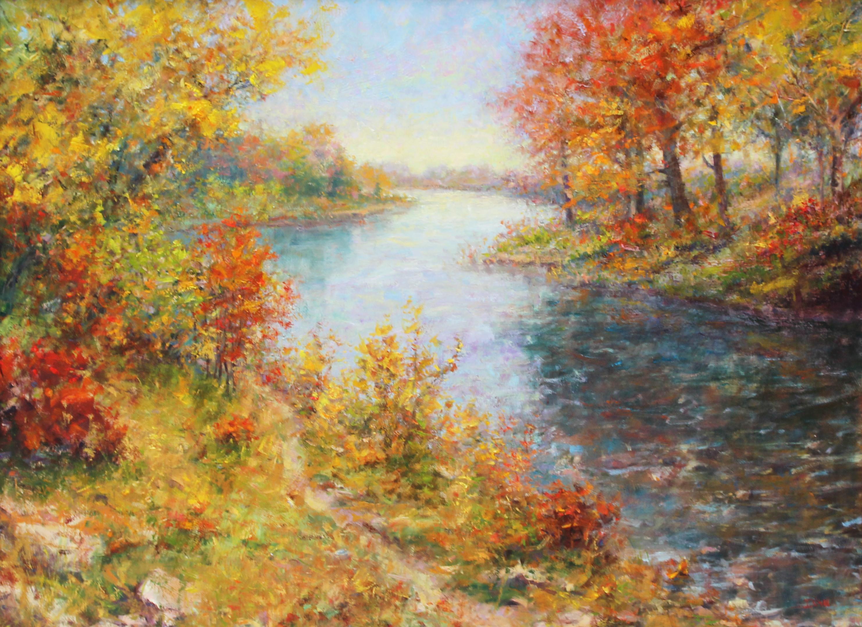 Reflections - Impressionist Painting by Bill Inman