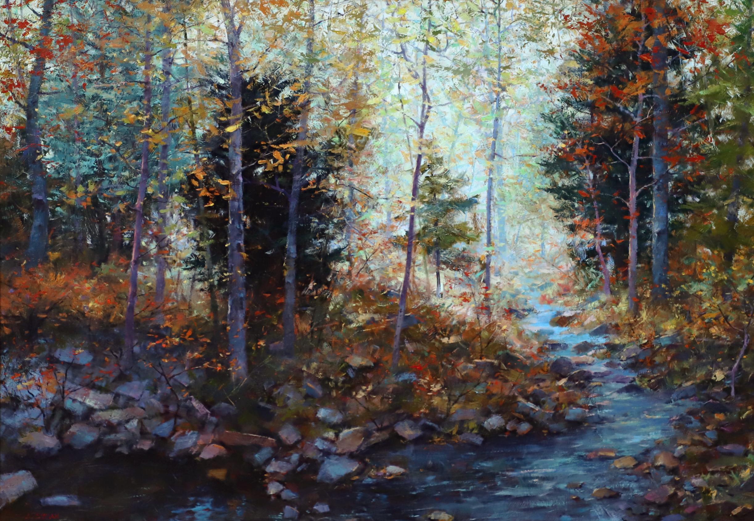 Servizio Streaming Rocky Mountain - Painting di Bill Inman