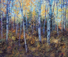 Setting Sun Among Falling Leaves