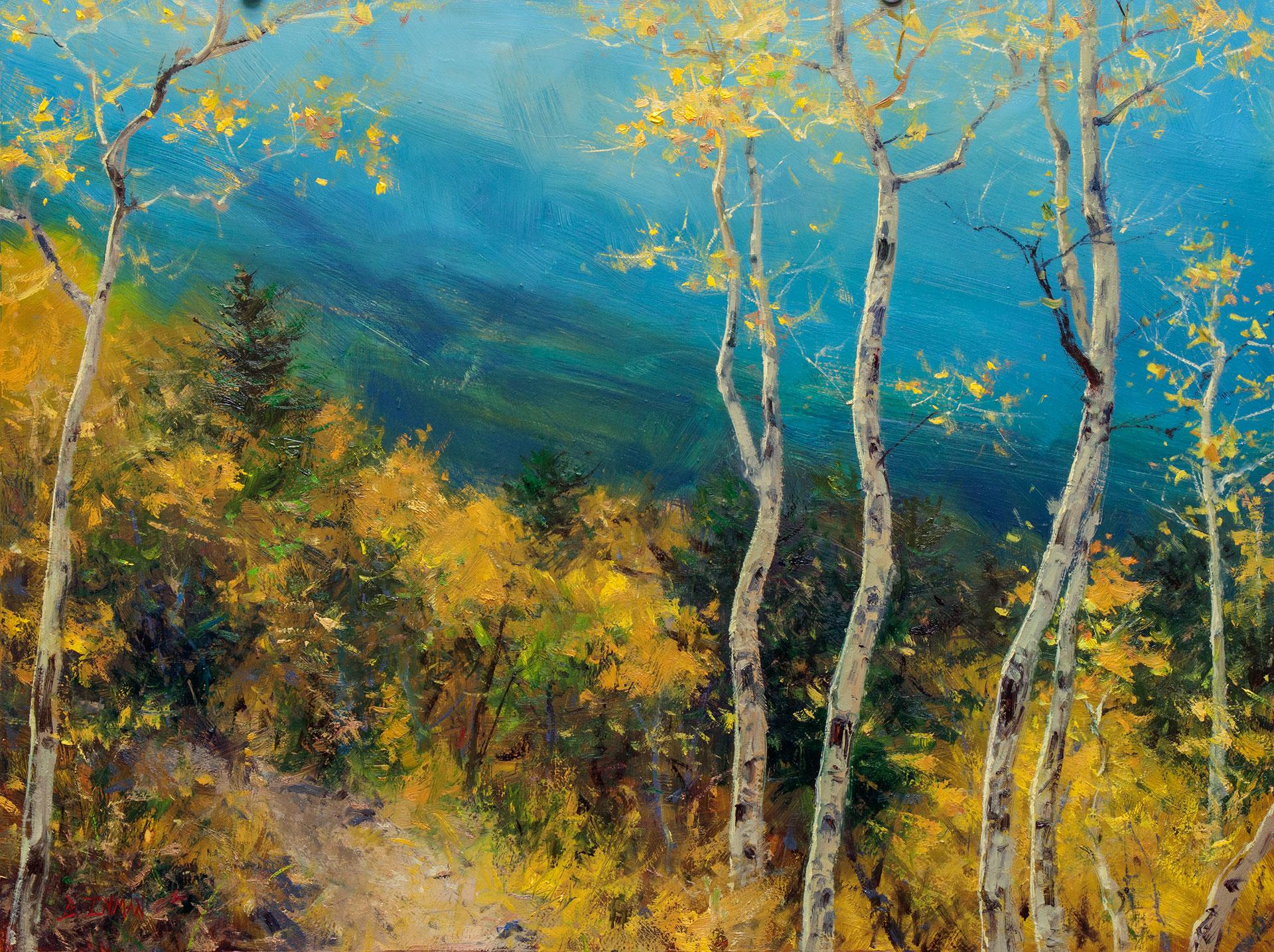 Quando il cielo si avvicinava - Painting di Bill Inman