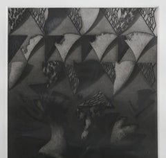 Anemones VI, Surrealist Etching by Bill Jacklin