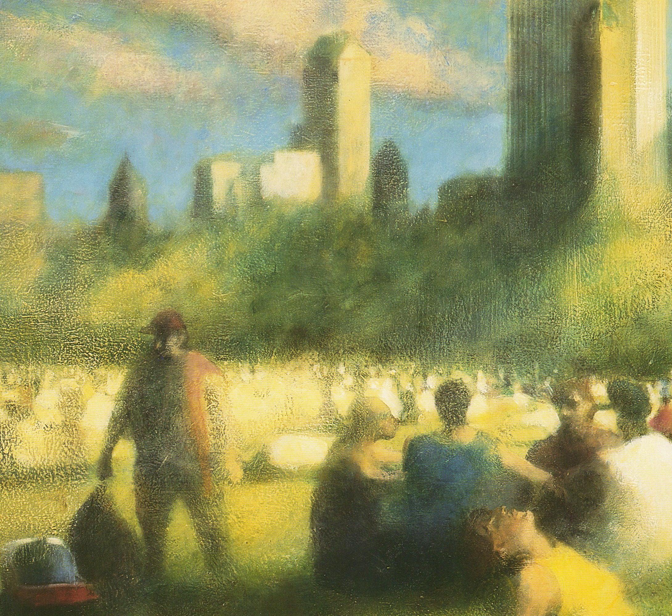 Bill Jacklin 'Pradera de ovejas III' 1990- Litografía offset en venta 3